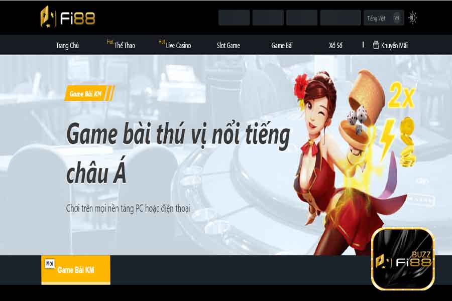 Giới thiệu Fi88 đánh bài online