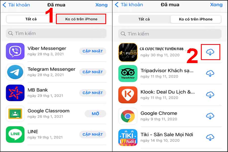 Hướng dẫn tải app fi88