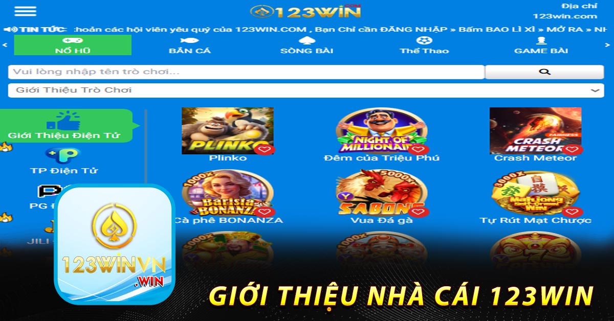 Giới thiệu nhà cái 123win