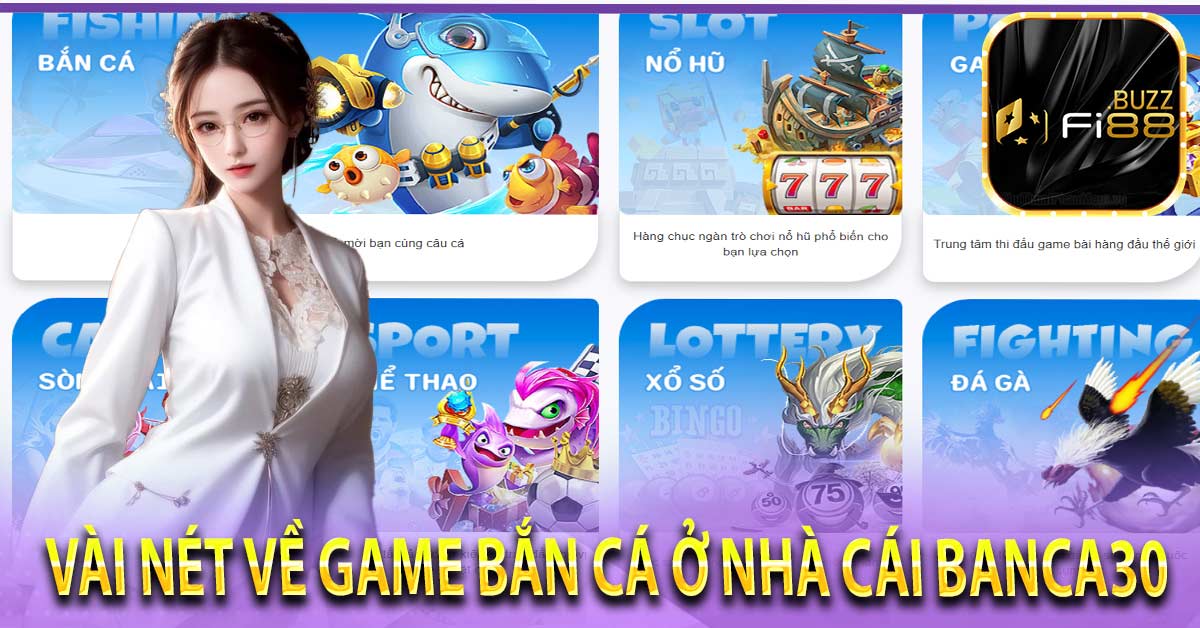 Vài nét về game bắn cá ở nhà cái Banca30